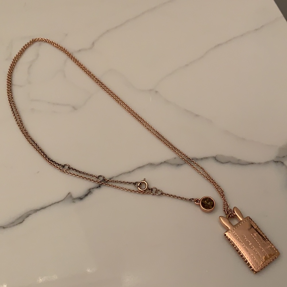 Marc Jacobs Long Rabbit Tag Necklace - Picture 4 of 6